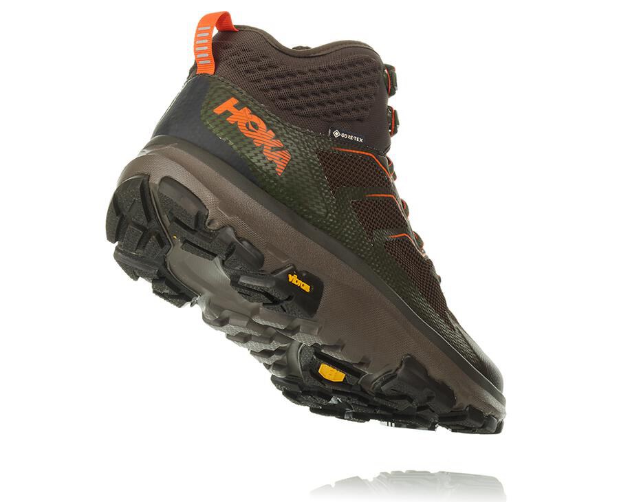 Hiking Boots Mens - Hoka One One Toa GORE-TEX - Brown - NZFAUJL-83